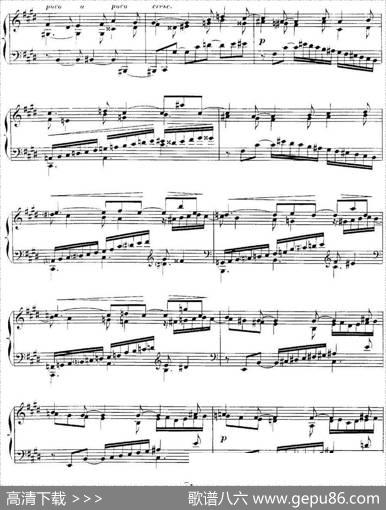 福雷13首船歌：BarcarolleNo·8inD-flat,Op·96|加布里埃尔·福雷