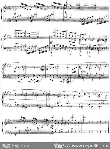 福雷13首船歌：BarcarolleNo·8inD-flat,Op·96|加布里埃尔·福雷