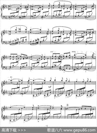 福雷13首船歌：BarcarolleNo·12inE-flatOp·106bis|加布里埃尔·福雷