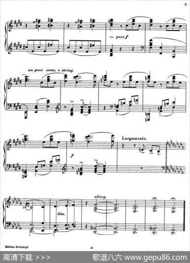 4LyricPiecesOp·74（4首抒情小品·4）|简·西贝柳斯