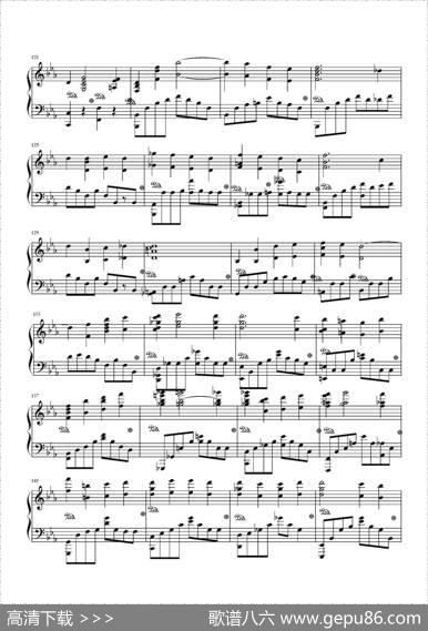 c小调第二钢琴协奏曲第三乐章独奏版|拉赫玛尼诺夫