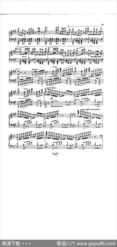 DieHunnenschlachtS·105-SoloPiano（匈奴之战·钢琴独奏版）|弗兰茨·李斯特