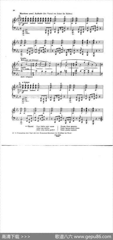 DieHunnenschlachtS·105-SoloPiano（匈奴之战·钢琴独奏版）|弗兰茨·李斯特
