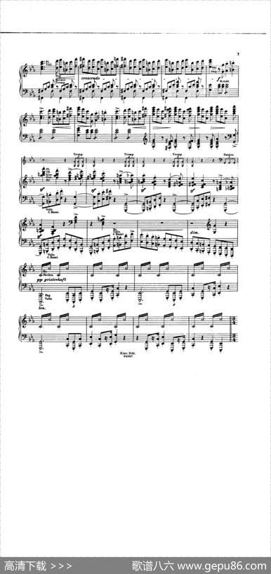 DieHunnenschlachtS·105-SoloPiano（匈奴之战·钢琴独奏版）|弗兰茨·李斯特