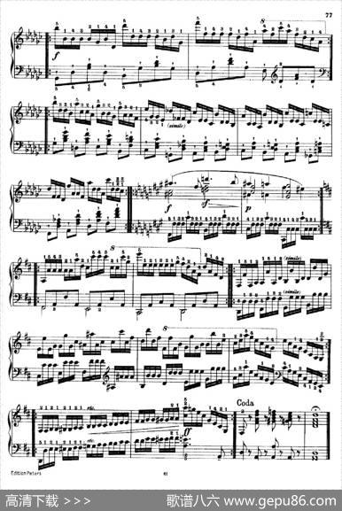 SchooloftheVirtuosoOp.365（60首钢琴高级练习曲·32）|卡尔·车尔尼