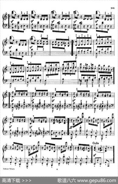 SchooloftheVirtuosoOp.365（60首钢琴高级练习曲·45）|卡尔·车尔尼