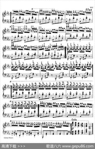 SchooloftheVirtuosoOp.365（60首钢琴高级练习曲·54）|卡尔·车尔尼