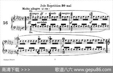 SchooloftheVirtuosoOp.365（60首钢琴高级练习曲·56）|卡尔·车尔尼