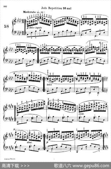 SchooloftheVirtuosoOp.365（60首钢琴高级练习曲·58）|卡尔·车尔尼