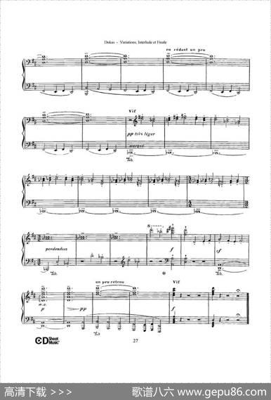 Variations,Interlude&FinaleonthemedeRameau（拉摩主题变奏曲、间奏曲和终曲·第二部分）|保罗·杜卡斯