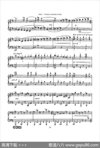 Variations,Interlude&FinaleonthemedeRameau（拉摩主题变奏曲、间奏曲和终曲·第二部分）|保罗·杜卡斯