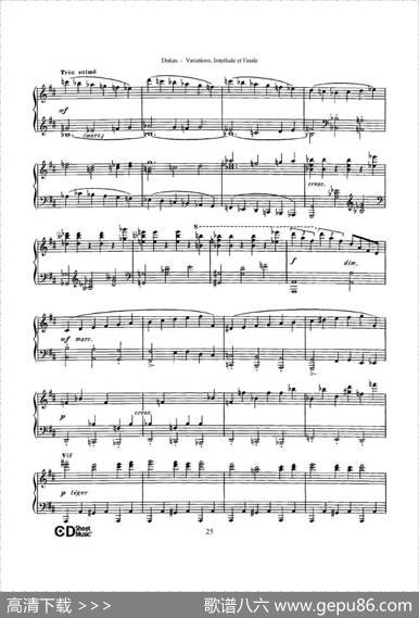Variations,Interlude&FinaleonthemedeRameau（拉摩主题变奏曲、间奏曲和终曲·第二部分）|保罗·杜卡斯
