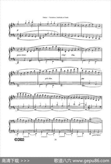 Variations,Interlude&FinaleonthemedeRameau（拉摩主题变奏曲、间奏曲和终曲·第二部分）|保罗·杜卡斯
