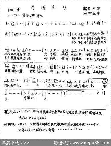 月圆高明 - 戴月归|孙树臣