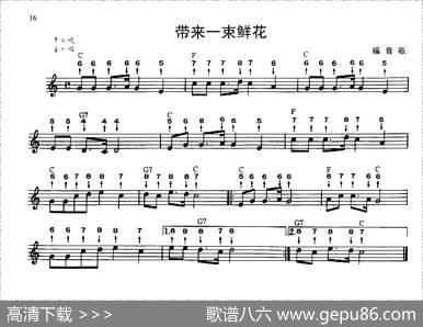 带来一束鲜花（布鲁斯）