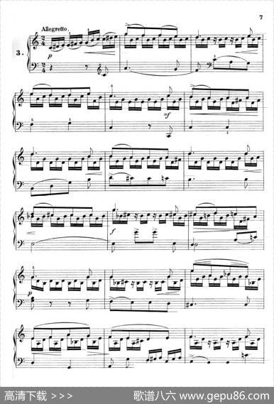 36EtudesRhythmiquesetMelodiquesOp.105（36首节奏与旋律练习曲1—5）|[德]狄奥多•柯希纳