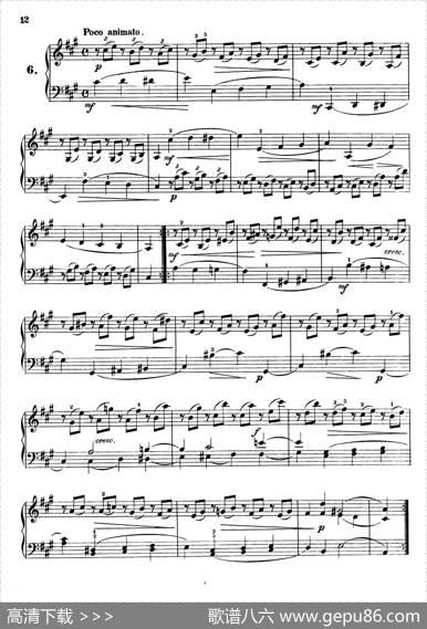 36EtudesRhythmiquesetMelodiquesOp.105（36首节奏与旋律练习曲6—10）|[德]狄奥多•柯希纳