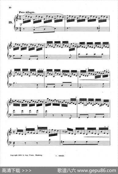 36EtudesRhythmiquesetMelodiquesOp.105（36首节奏与旋律练习曲16—20）|[德]狄奥多•柯希纳