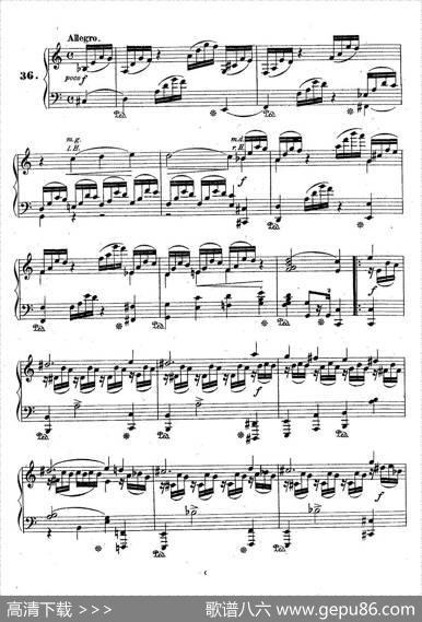 36EtudesRhythmiquesetMelodiquesOp.105（36首节奏与旋律练习曲31—36）|[德]狄奥多•柯希纳