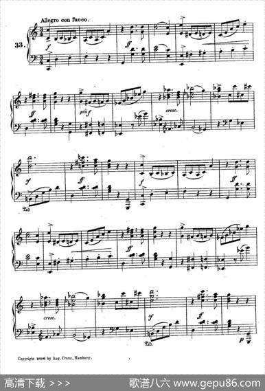 36EtudesRhythmiquesetMelodiquesOp.105（36首节奏与旋律练习曲31—36）|[德]狄奥多•柯希纳