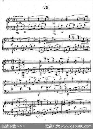 ClavierstuckeStillundBewegtOp.24（钢琴组曲《动与静》·Ⅶ）|[德]狄奥多•柯希纳