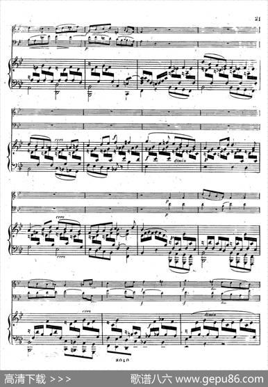 PianoTrioNo.1indMinorOp.49（d小调第一钢琴三重奏·第二乐章）|[德]巴托尔迪·门德尔松