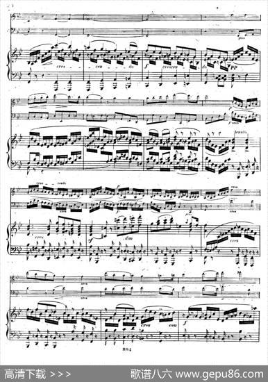 PianoTrioNo.1indMinorOp.49（d小调第一钢琴三重奏·第二乐章）|[德]巴托尔迪·门德尔松