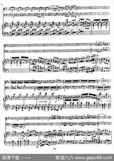 PianoTrioNo.1indMinorOp.49（d小调第一钢琴三重奏·第三乐章）|[德]巴托尔迪·门德尔松