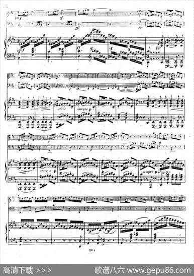PianoTrioNo.1indMinorOp.49（d小调第一钢琴三重奏·第三乐章）|[德]巴托尔迪·门德尔松