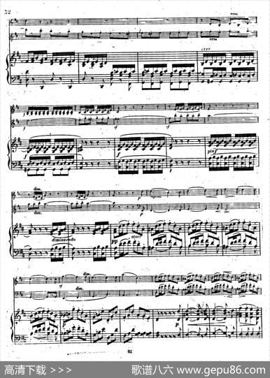 PianoTrioNo.1indMinorOp.49（d小调第一钢琴三重奏·第三乐章）|[德]巴托尔迪·门德尔松