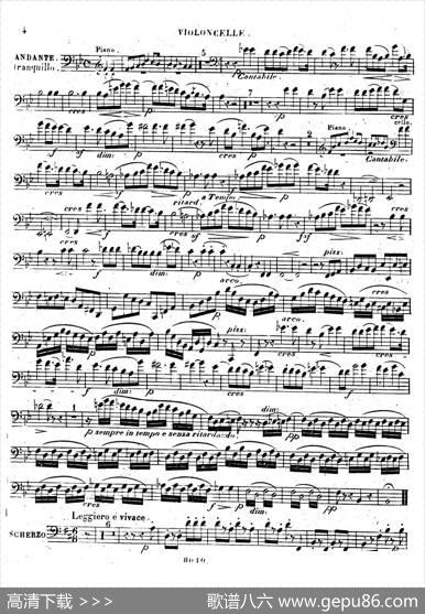 PianoTrioNo.1indMinorOp.49（d小调第一钢琴三重奏·小提琴独奏版）|[德]巴托尔迪·门德尔松