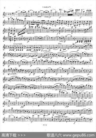 PianoTrioNo.1indMinorOp.49（d小调第一钢琴三重奏·小提琴独奏版）|[德]巴托尔迪·门德尔松
