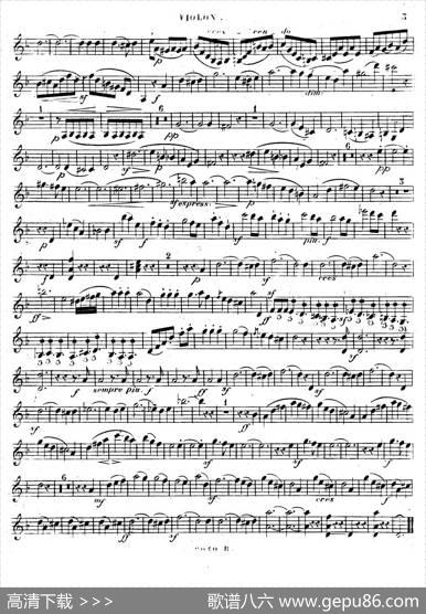 PianoTrioNo.1indMinorOp.49（d小调第一钢琴三重奏·小提琴独奏版）|[德]巴托尔迪·门德尔松
