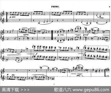 ZwolfOriginal-CompositionenfurPianofortezu4HandenOp.57（12首四手联弹小品·3）|狄奥多·柯希纳
