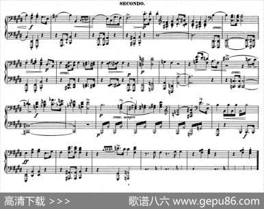 ZwolfOriginal-CompositionenfurPianofortezu4HandenOp.57（12首四手联弹小品·3）|狄奥多·柯希纳