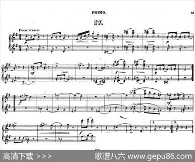 ZwolfOriginal-CompositionenfurPianofortezu4HandenOp.57（12首四手联弹小品·4）|狄奥多·柯希纳