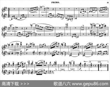 ZwolfOriginal-CompositionenfurPianofortezu4HandenOp.57（12首四手联弹小品·4）|狄奥多·柯希纳