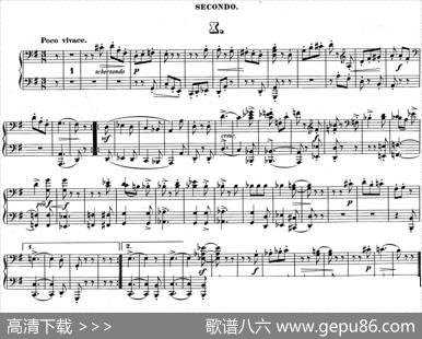 ZwolfOriginal-CompositionenfurPianofortezu4HandenOp.57（12首四手联弹小品·10）|狄奥多·柯希纳