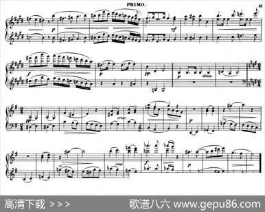 ZwolfOriginal-CompositionenfurPianofortezu4HandenOp.57（12首四手联弹小品·11）|狄奥多·柯希纳