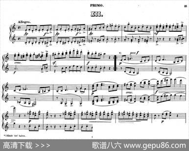 ZwolfOriginal-CompositionenfurPianofortezu4HandenOp.57（12首四手联弹小品·12）|狄奥多·柯希纳