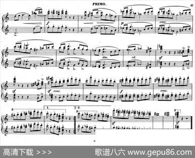 ZwolfOriginal-CompositionenfurPianofortezu4HandenOp.57（12首四手联弹小品·12）|狄奥多·柯希纳