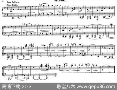 ZwolfOriginal-CompositionenfurPianofortezu4HandenOp.57（12首四手联弹小品·12）|狄奥多·柯希纳