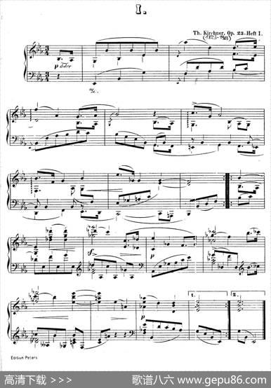 WaltzesOp.23（圆舞曲集·1、降E大调）|狄奥多·柯希纳