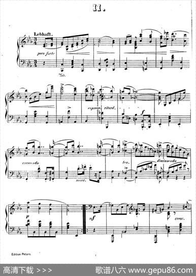 WaltzesOp.23（圆舞曲集·2、c小调）|狄奥多·柯希纳