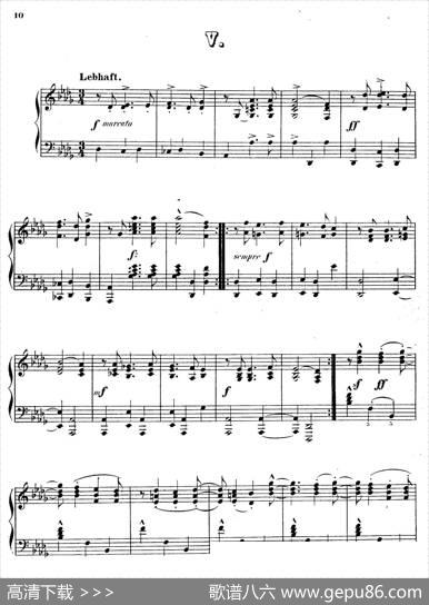 WaltzesOp.23（圆舞曲集·5、降D大调）|狄奥多·柯希纳