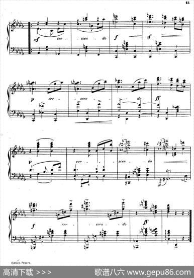 WaltzesOp.23（圆舞曲集·6、降D大调）|狄奥多·柯希纳