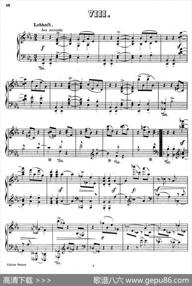 WaltzesOp.23（圆舞曲集·8、降E大调）|狄奥多·柯希纳