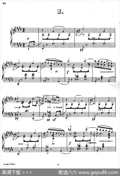 WaltzesOp.23（圆舞曲集·10、E大调）|狄奥多·柯希纳