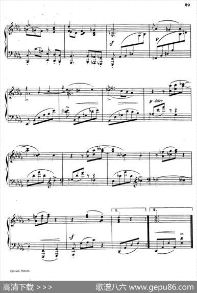 WaltzesOp.23（圆舞曲集·12、降D大调）|狄奥多·柯希纳