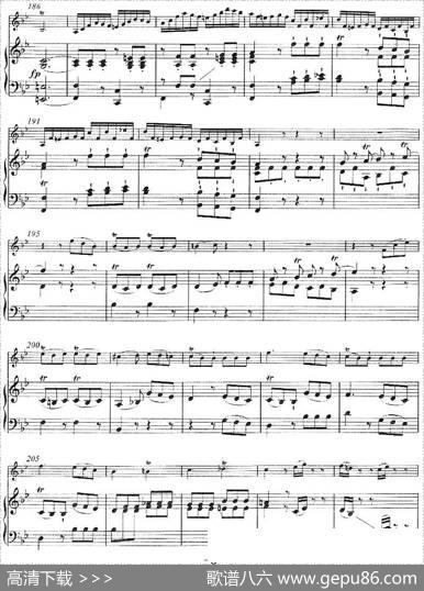 降B大调回旋曲（小提琴+钢琴伴奏）|[奥]莫扎特曲米夏埃尔·托佩尔钢琴改编